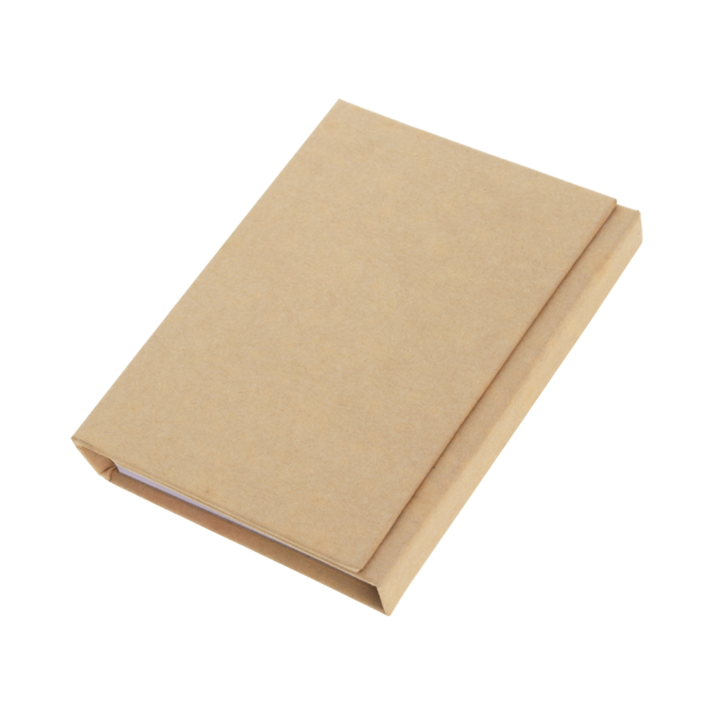 Brown Eco Memopad With Pen & Ruler MP121213
