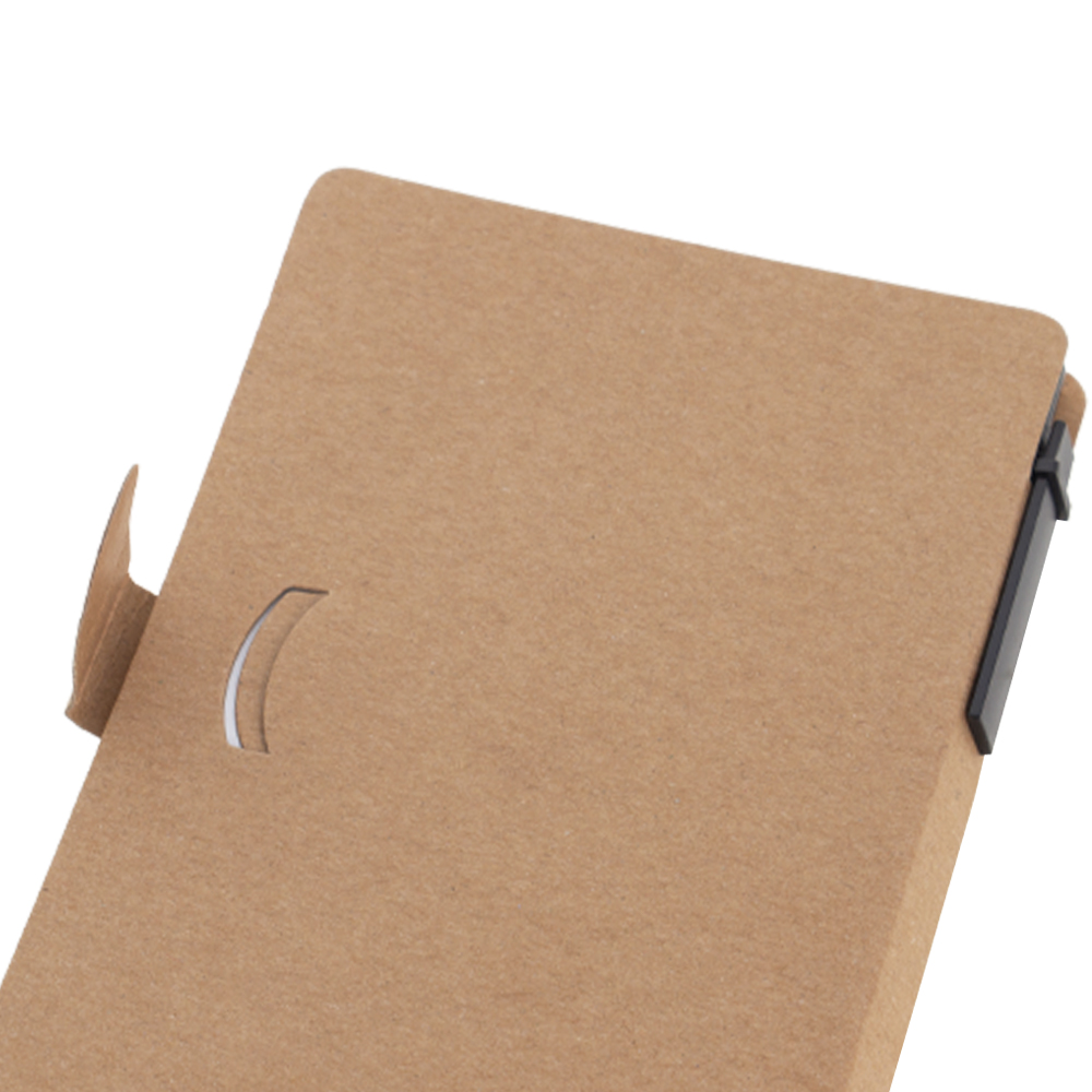 Brown Eco Note Pad With Pen MP121216BRN