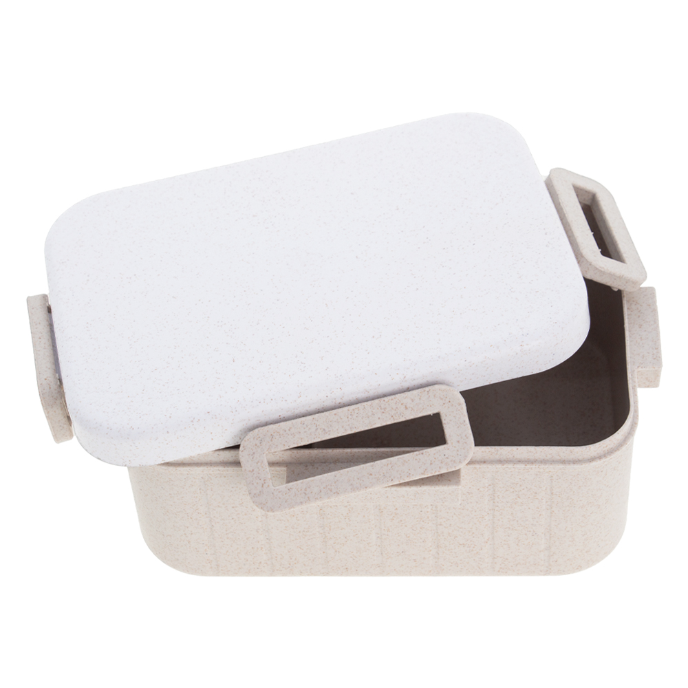 Brown Lunch Box With Fork & Spoon LB311814BL