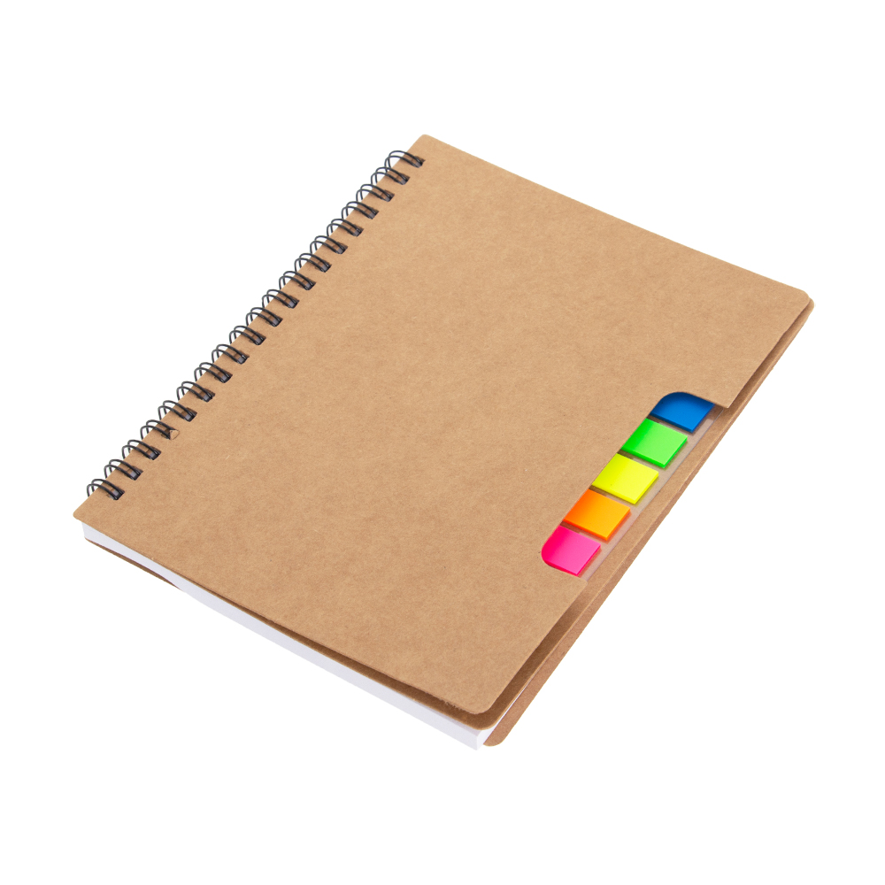 Brown Notebook With Pen & Sticky Note NB511510BRN