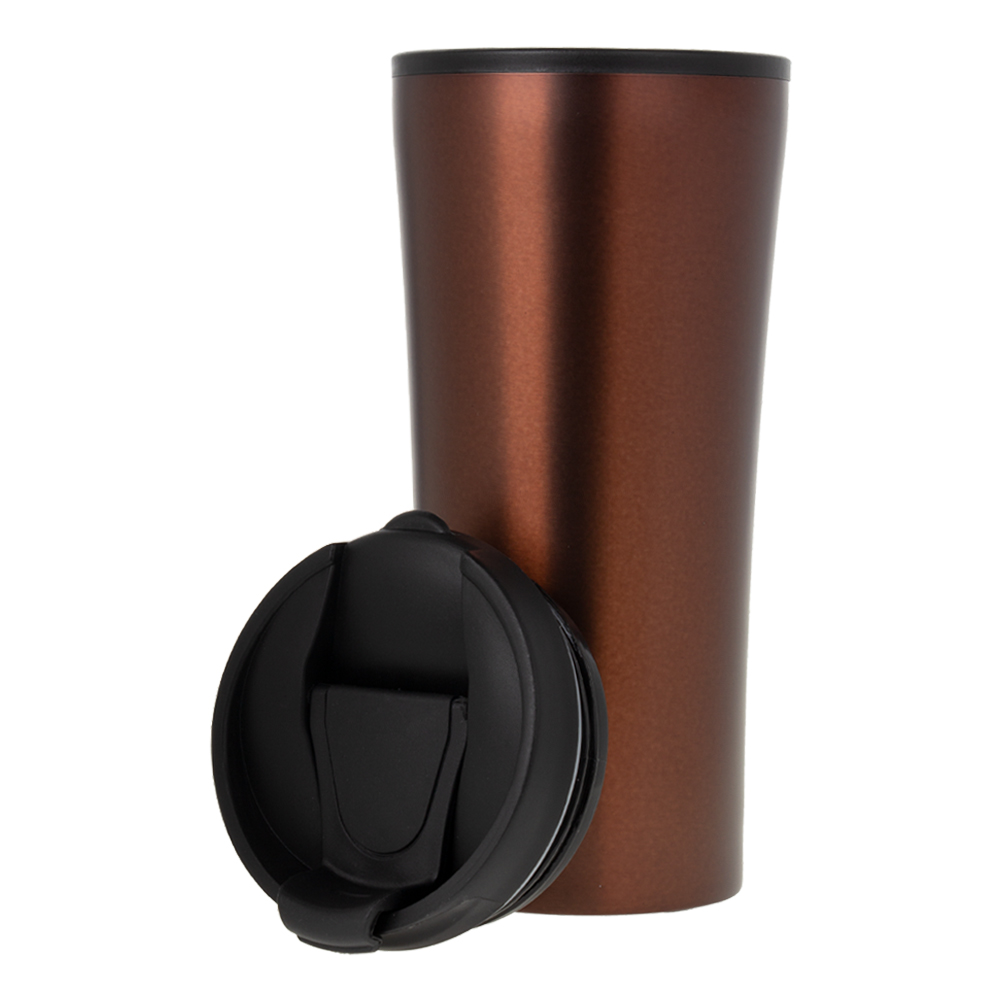 Brown Stainless Steel Mug With Plastic Inner M131615BRN