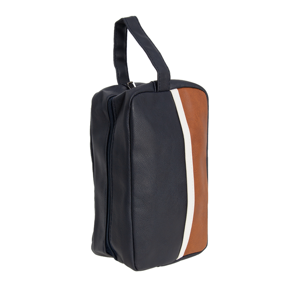 Brown Toiletries Bag With 1 Compartment BTL371317BRN