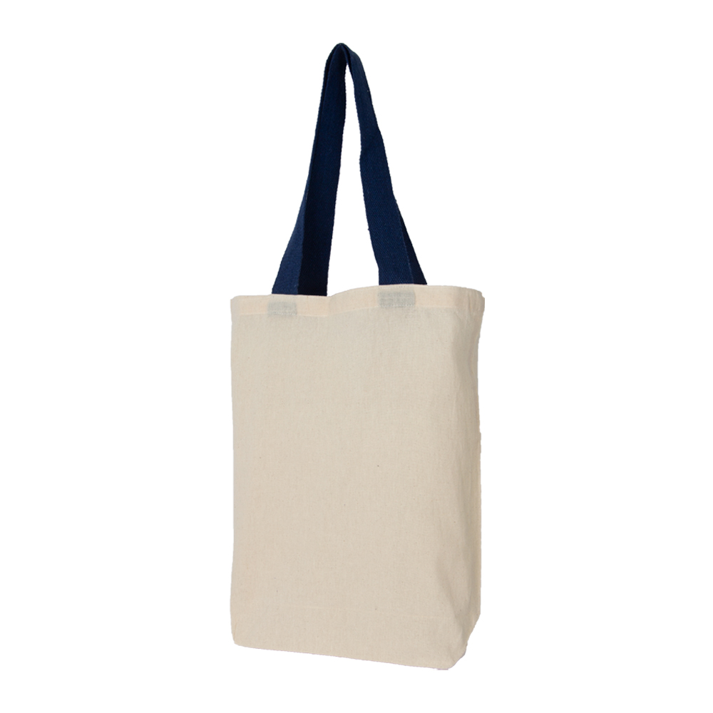 Canvas Bag With Blue Strap BS331216BLII