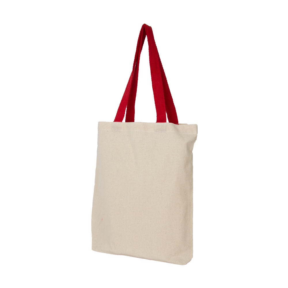 Canvas Bag With Red Strap BS331216RDII