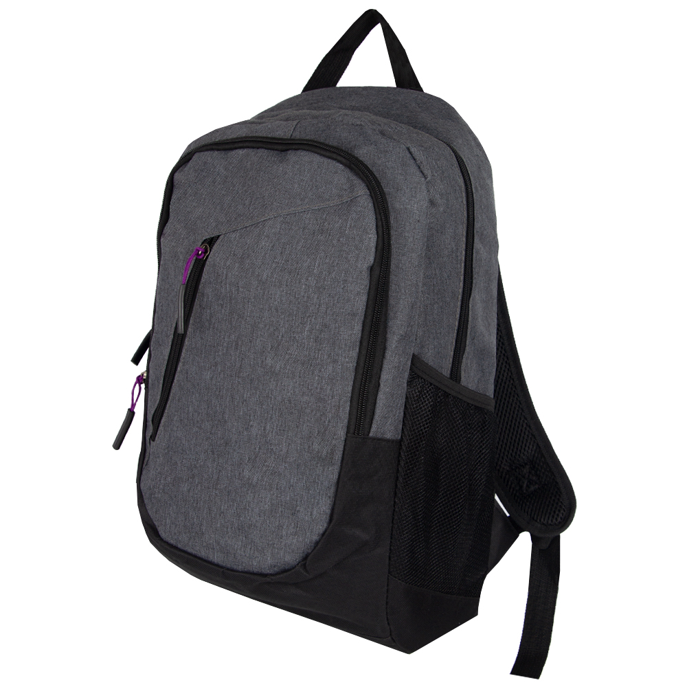 CATIONIC MOZA Black Polyester Back Pack BP81217BK
