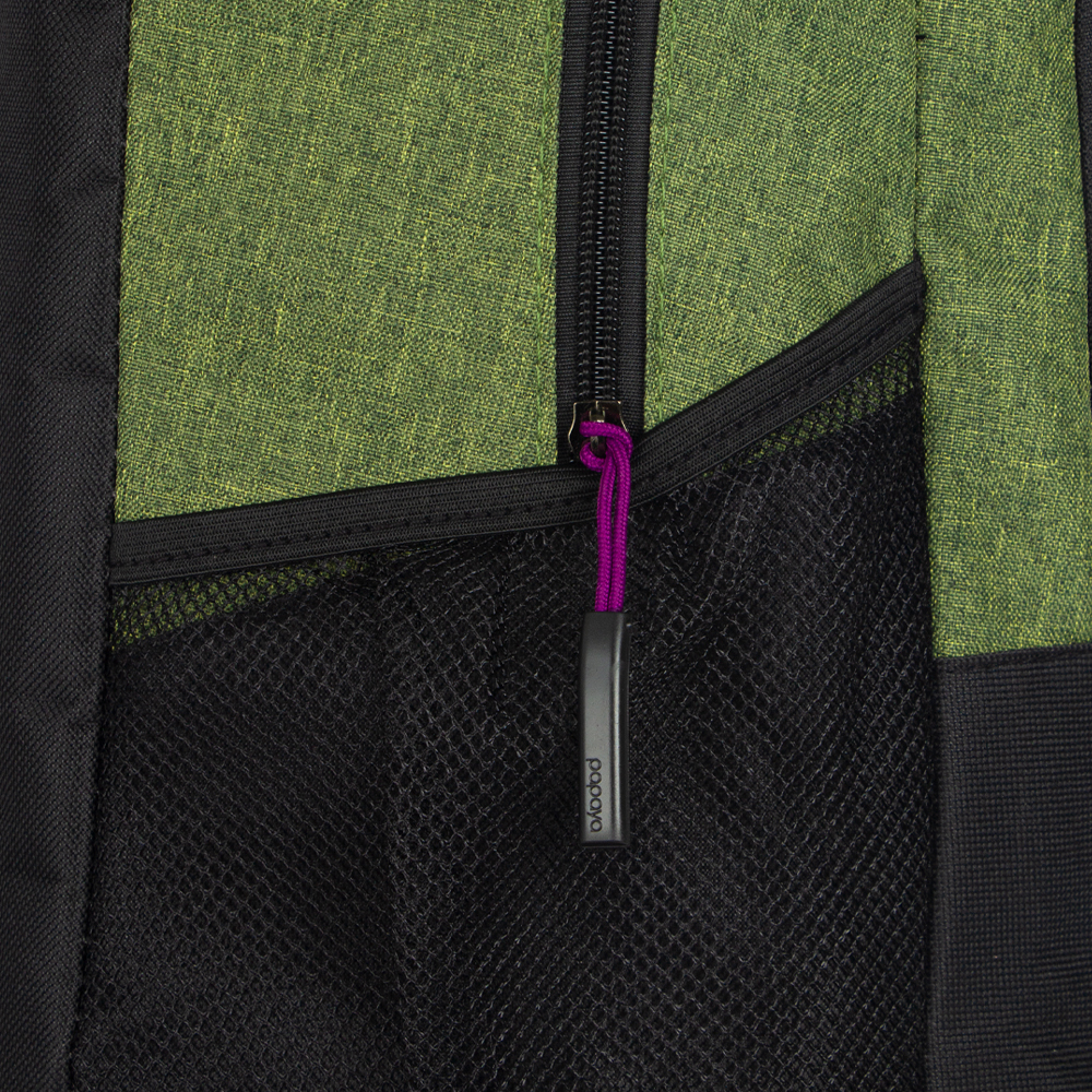 CATIOTIC MOZA Green Polyester Back Pack BP81217GRN
