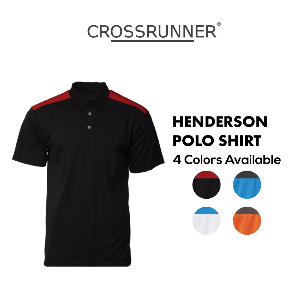Crossrunner Performance Unisex Henderson Polo Short Sleeve Shirt