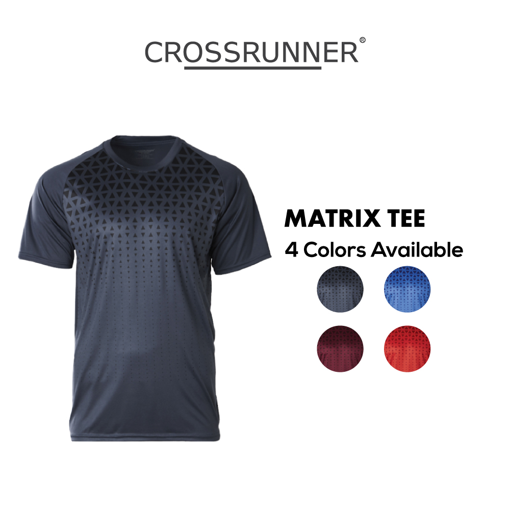 Crossrunner Performance Unisex Matrix Tee Short Sleeve T-Shirt