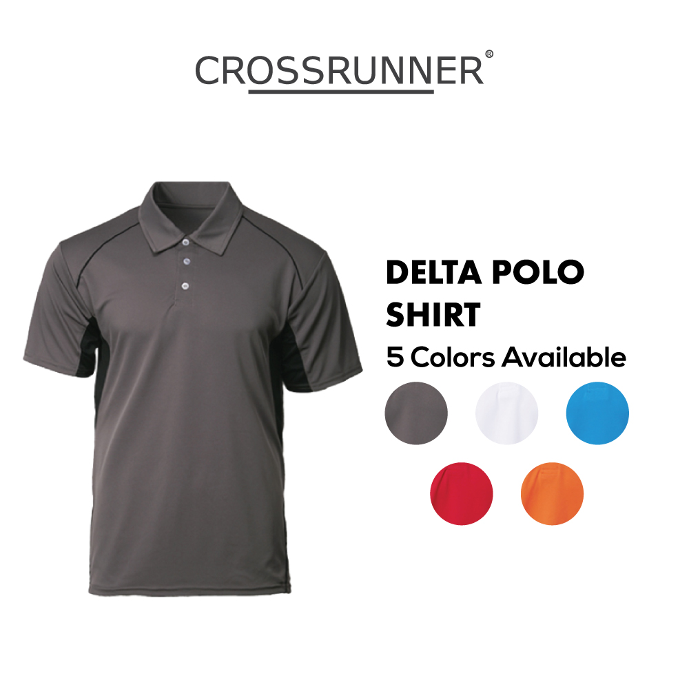 Crossrunner Performance Unisex Short Sleeve Delta Polo Shirt