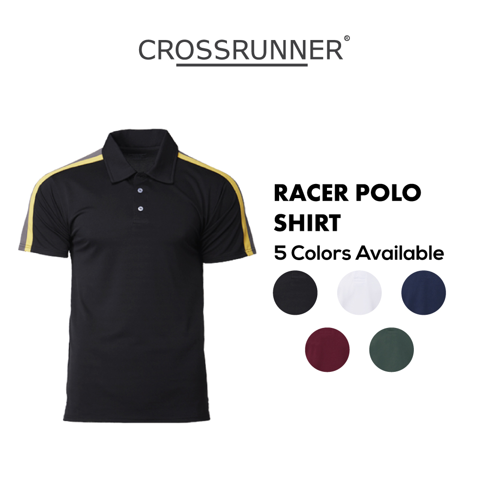 Crossrunner Performance Unisex Short Sleeve Racer Polo Shirt