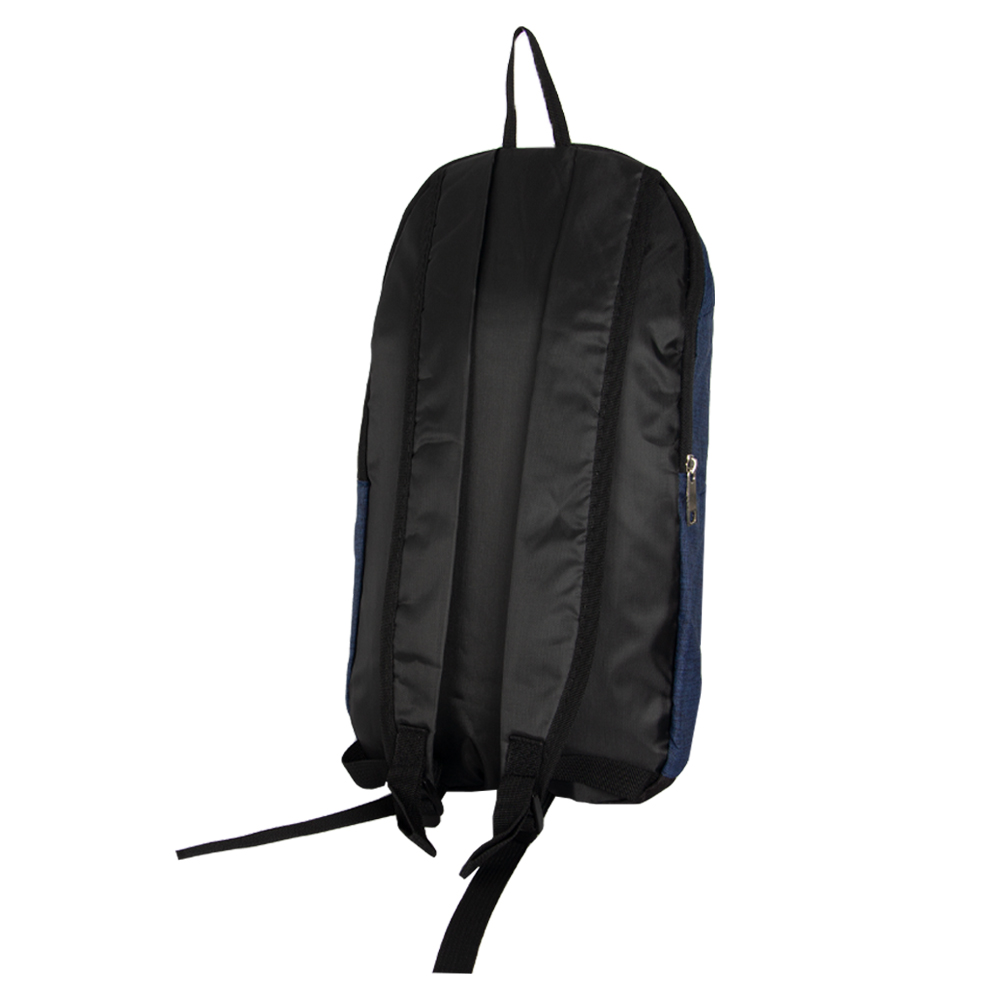 Dark Blue Polyester Backpack With 2 Storage Compartments BB01017D.BLII