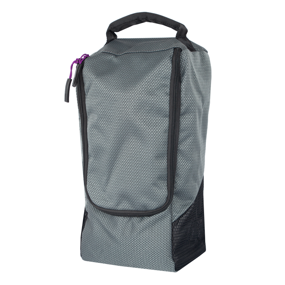 Diamond ZigZow Grey Polyfiber Multipurpose Shoes Bag MP01712GRY