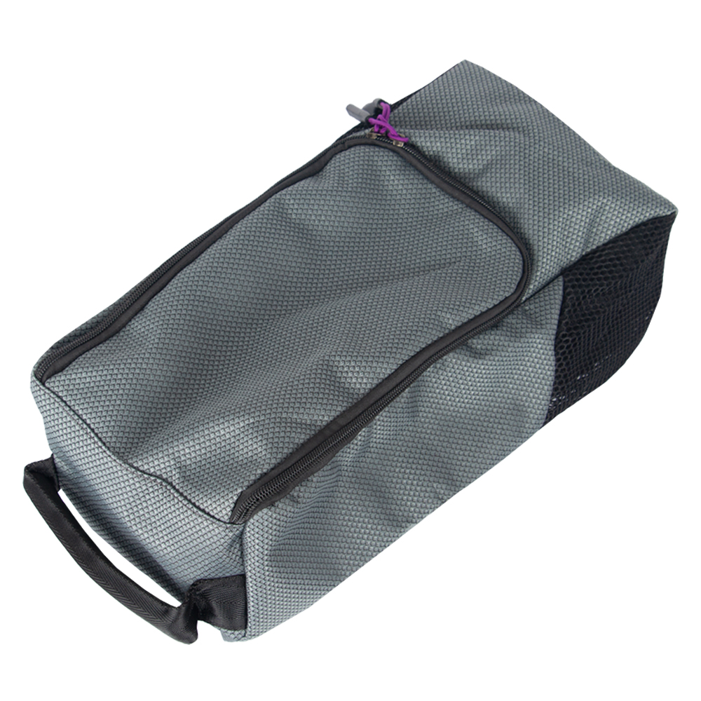 Diamond ZigZow Grey Polyfiber Multipurpose Shoes Bag MP01712GRY