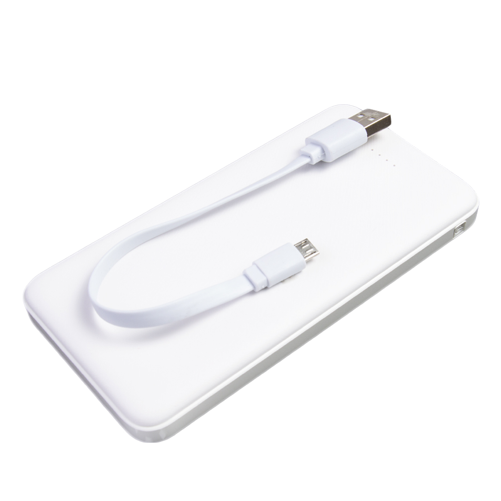Econpower White 10000mAh Fast Charging Powerbank F21214WHT