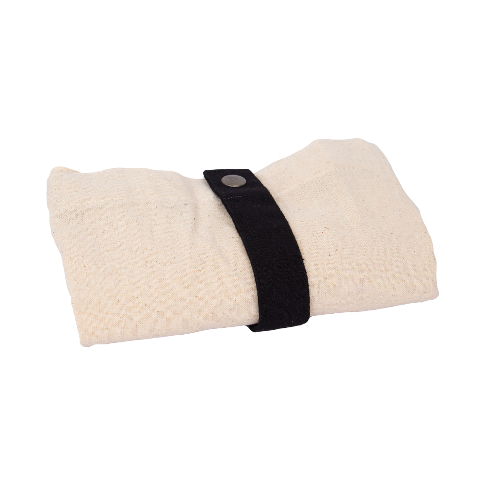 Foldable Canvas Bag With Black Strap BS411312BKII