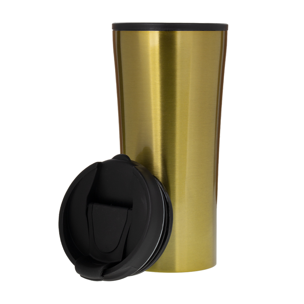 Gold Stainless Steel Mug With Plastic Inner M131615GLD