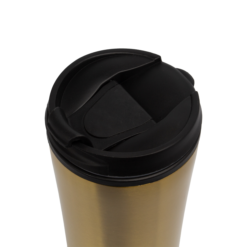 Gold Stainless Steel Mug With Plastic Inner M131615GLD