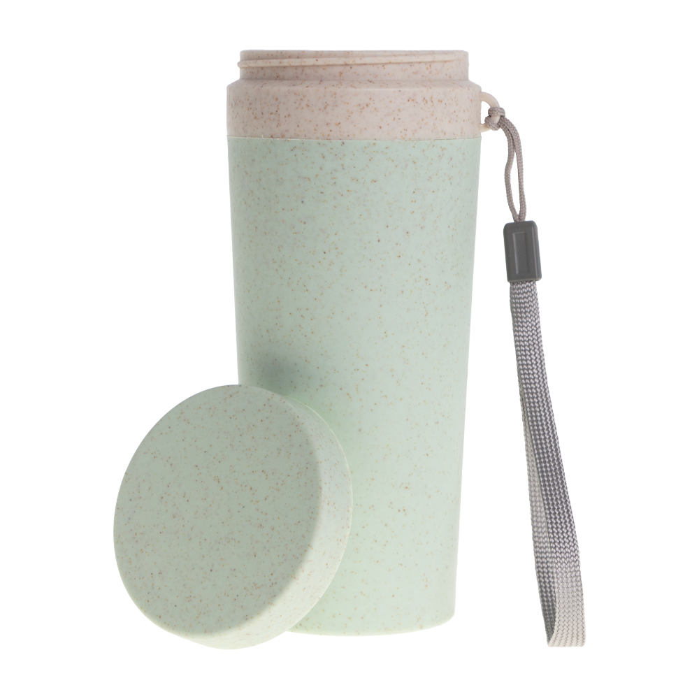 Green 400ml Organic Wheat Fiber Mug M181313GRN