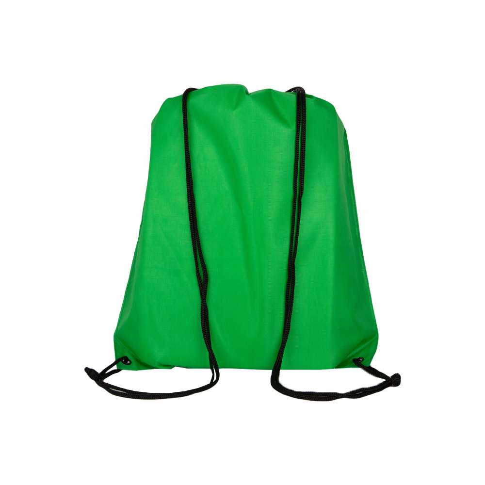 Green Nylon Drawstring Bag BS331617GRNII