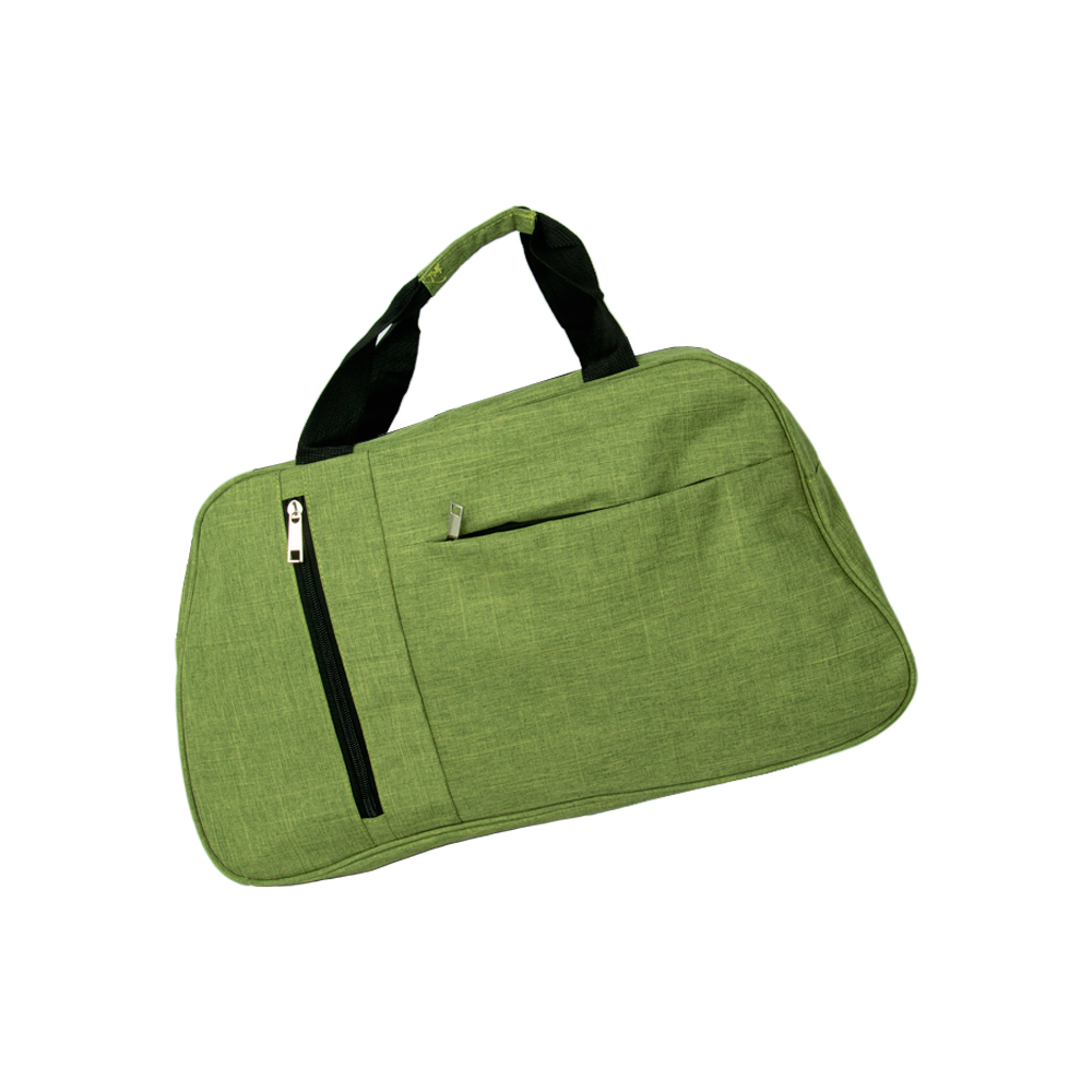 Green Polyester Sporty Travelling Bag With 3 Storage Compartments BT31217GRNIII
