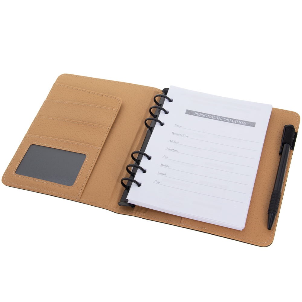 Green PU Organiser OZ301616GRN