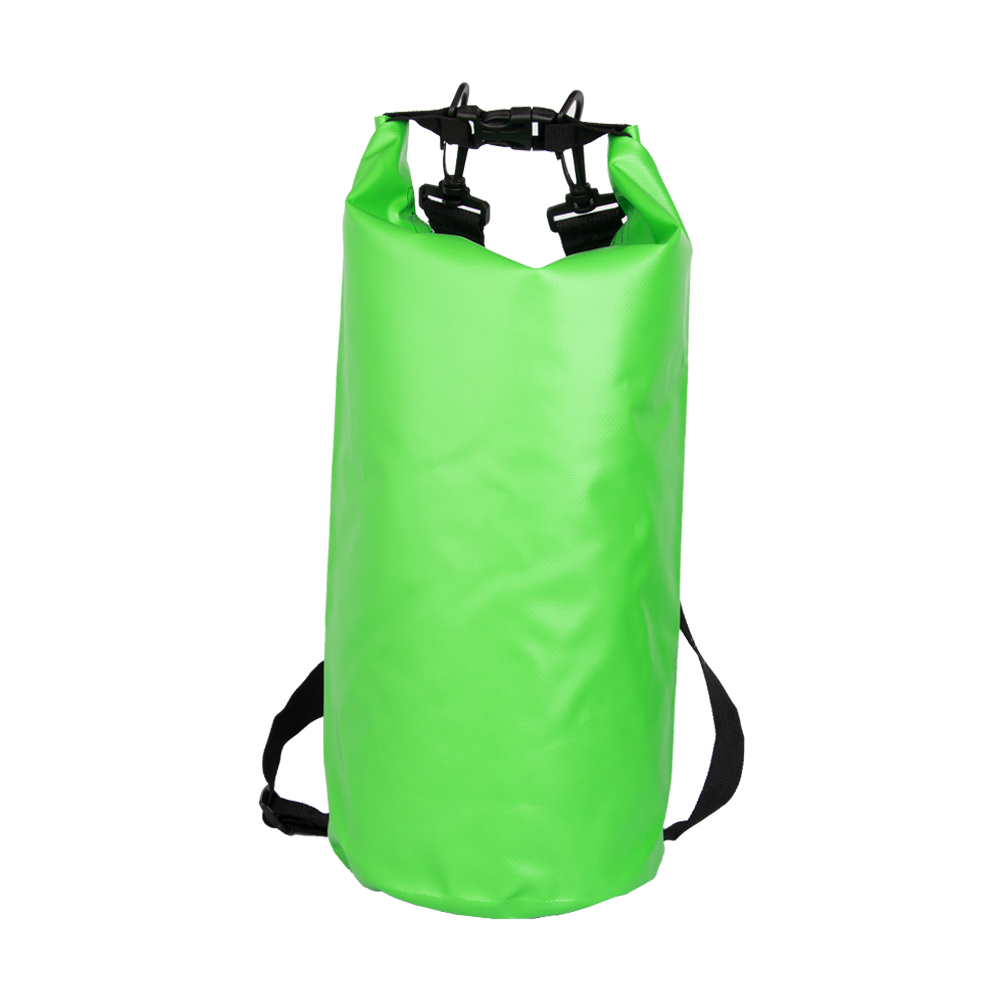 Green PVC Waterproof Backpack With 10L Capacity BB71219GRN