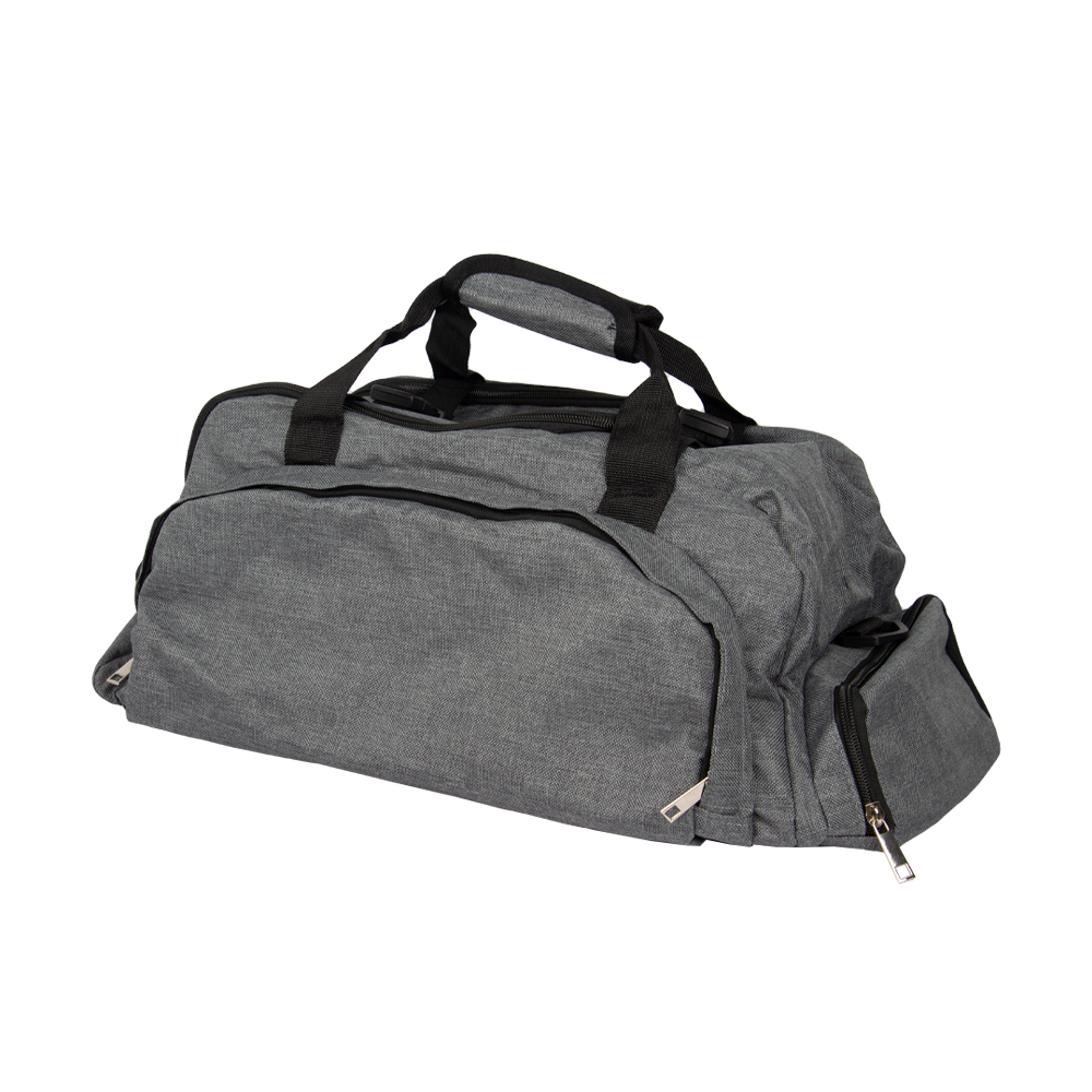 Grey Polyester 3 in 1 Travelling Bag With 2 Storage Compartments BT151815GRY