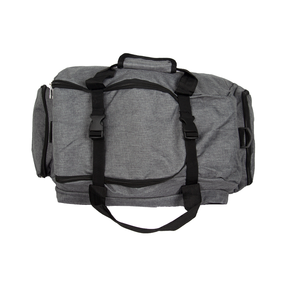 Grey Polyester 3 in 1 Travelling Bag With 2 Storage Compartments BT151815GRY