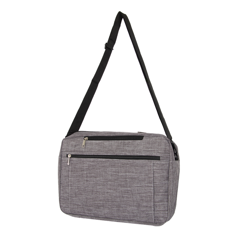 Grey Polyester 3 Way Bag With 4 Storage Compartments BL161713GRY