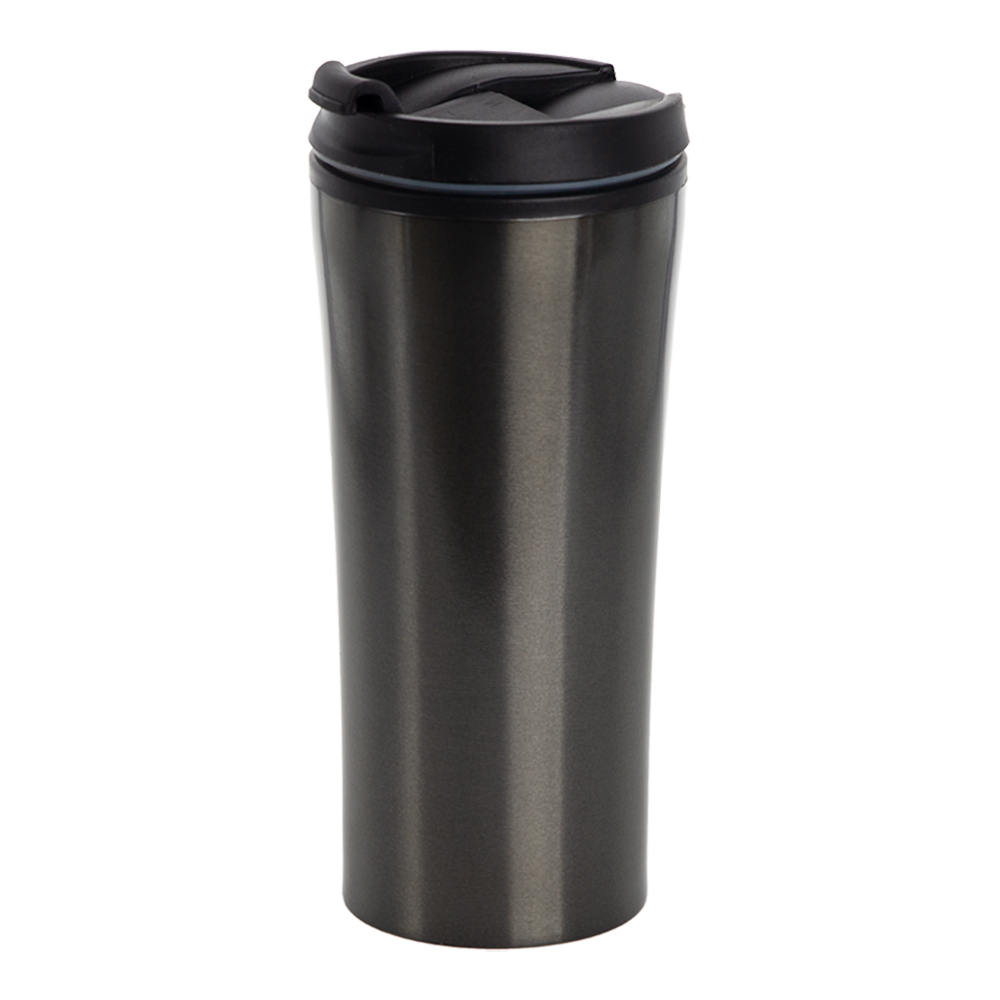 Grey Stainless Steel Mug With Plastic Inner M131615GRY