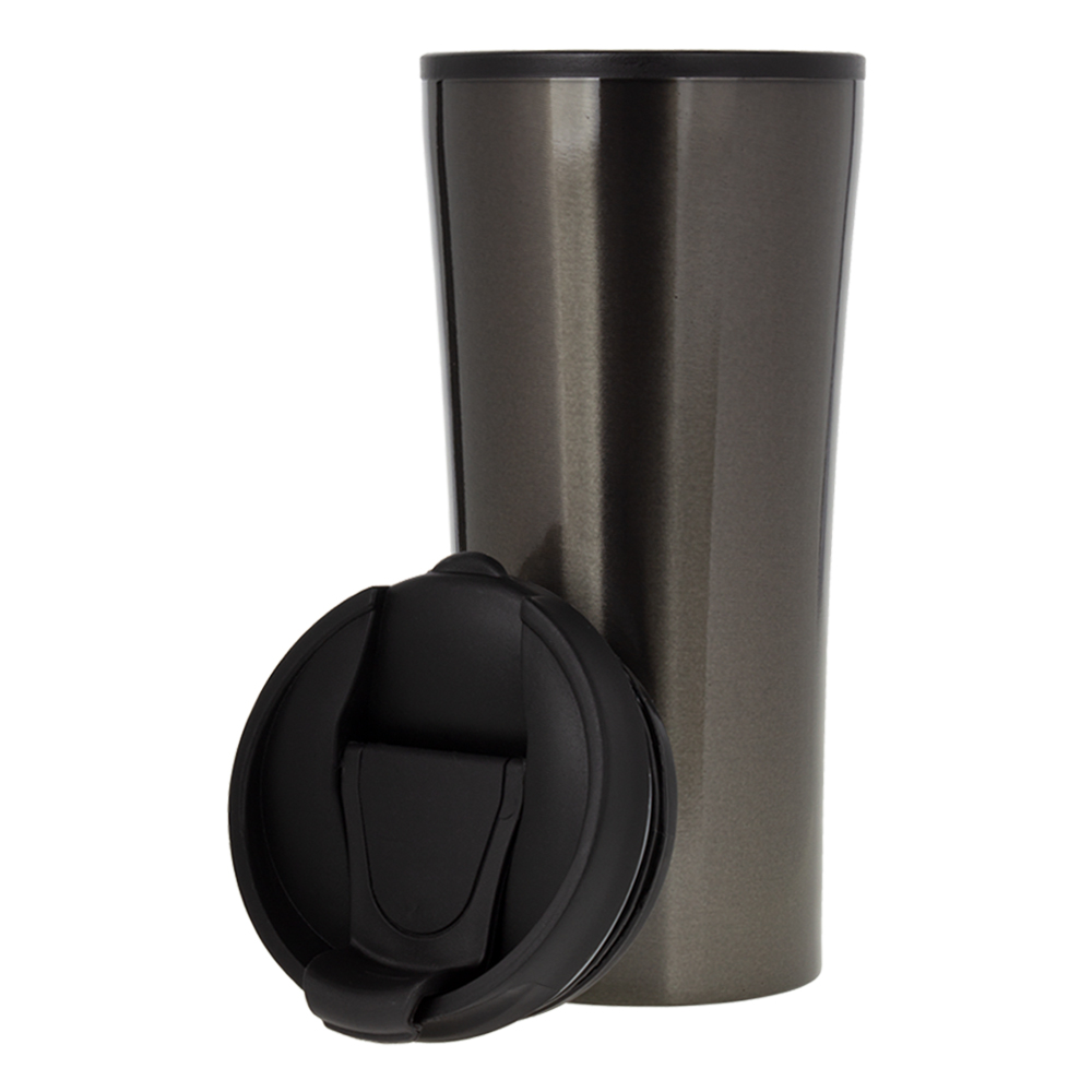 Grey Stainless Steel Mug With Plastic Inner M131615GRY