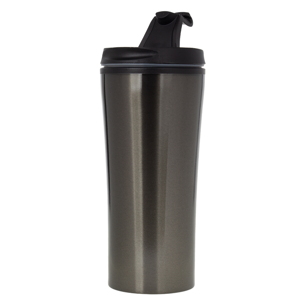 Grey Stainless Steel Mug With Plastic Inner M131615GRY