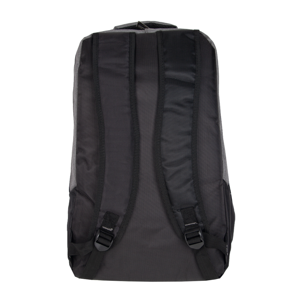 JEFAPA Grey Polyester Laptop Back Pack BP11314GRY