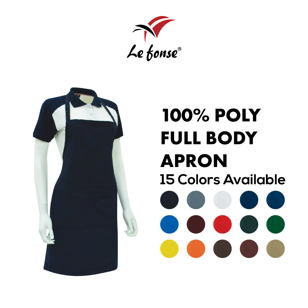 Lefonse 100% Polyester Full Body Apron