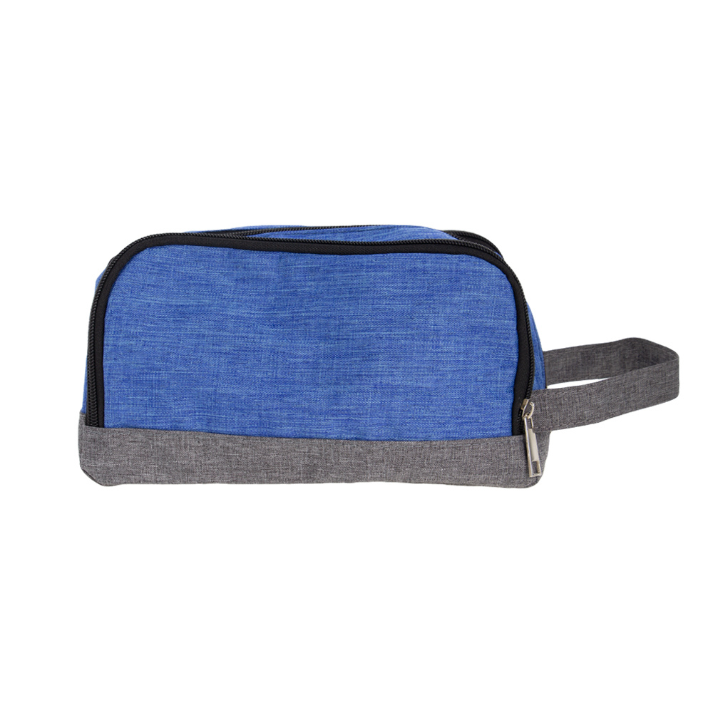Light Blue Polyester Toiletries Bag With 3 Compartments BTL361410L.BLII