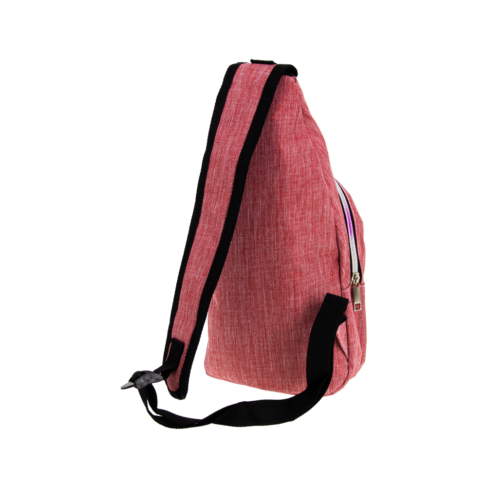Red Triangle Knapsack With 2 Compartments & Safety Buckle BB241010RD