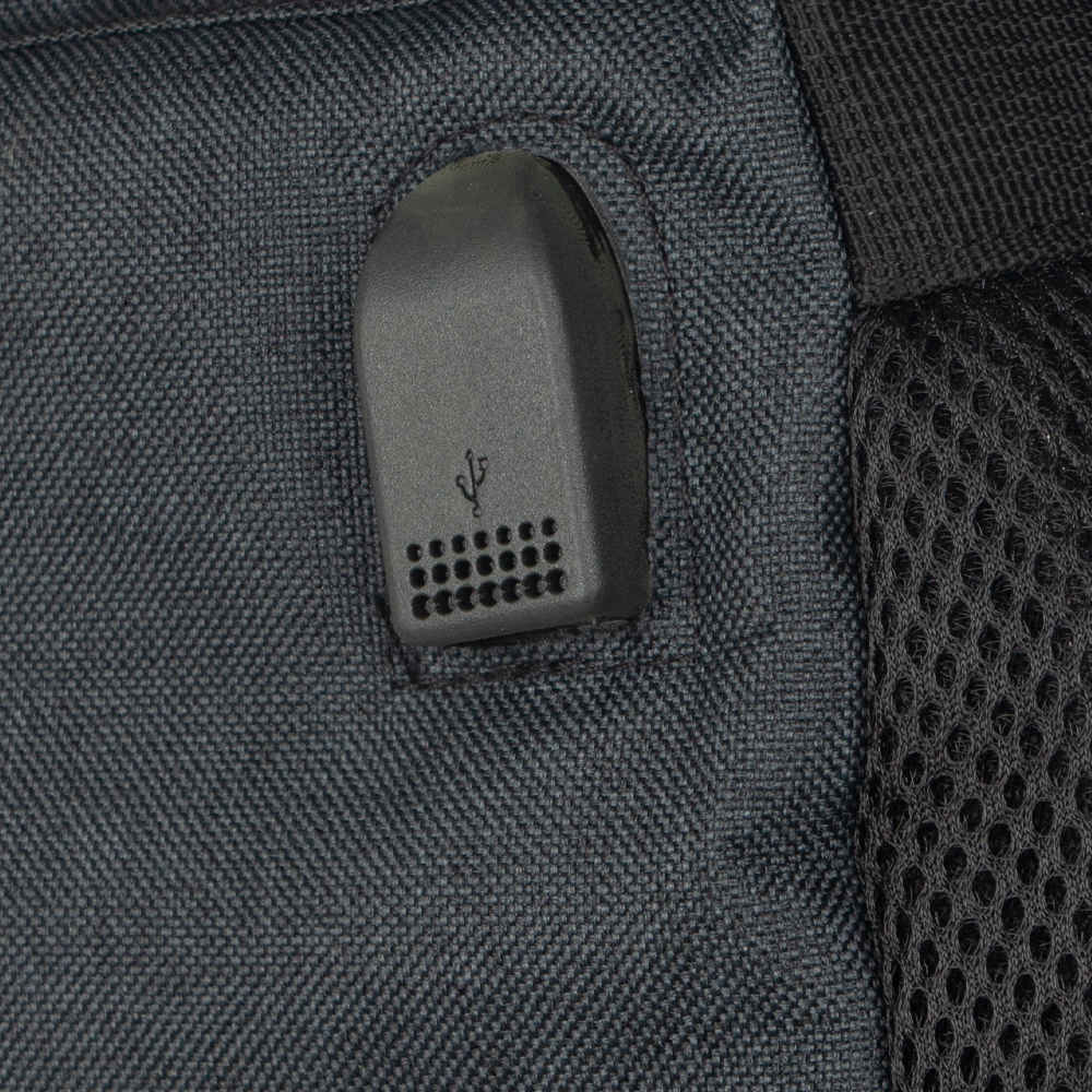 MOZA Black Polyester Hiking Laptop Back Pack BP11919BK