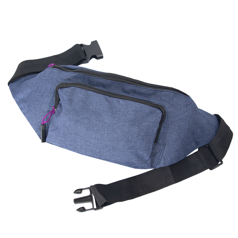 MOZA Blue Polyester Waist Pouch MP01911BL