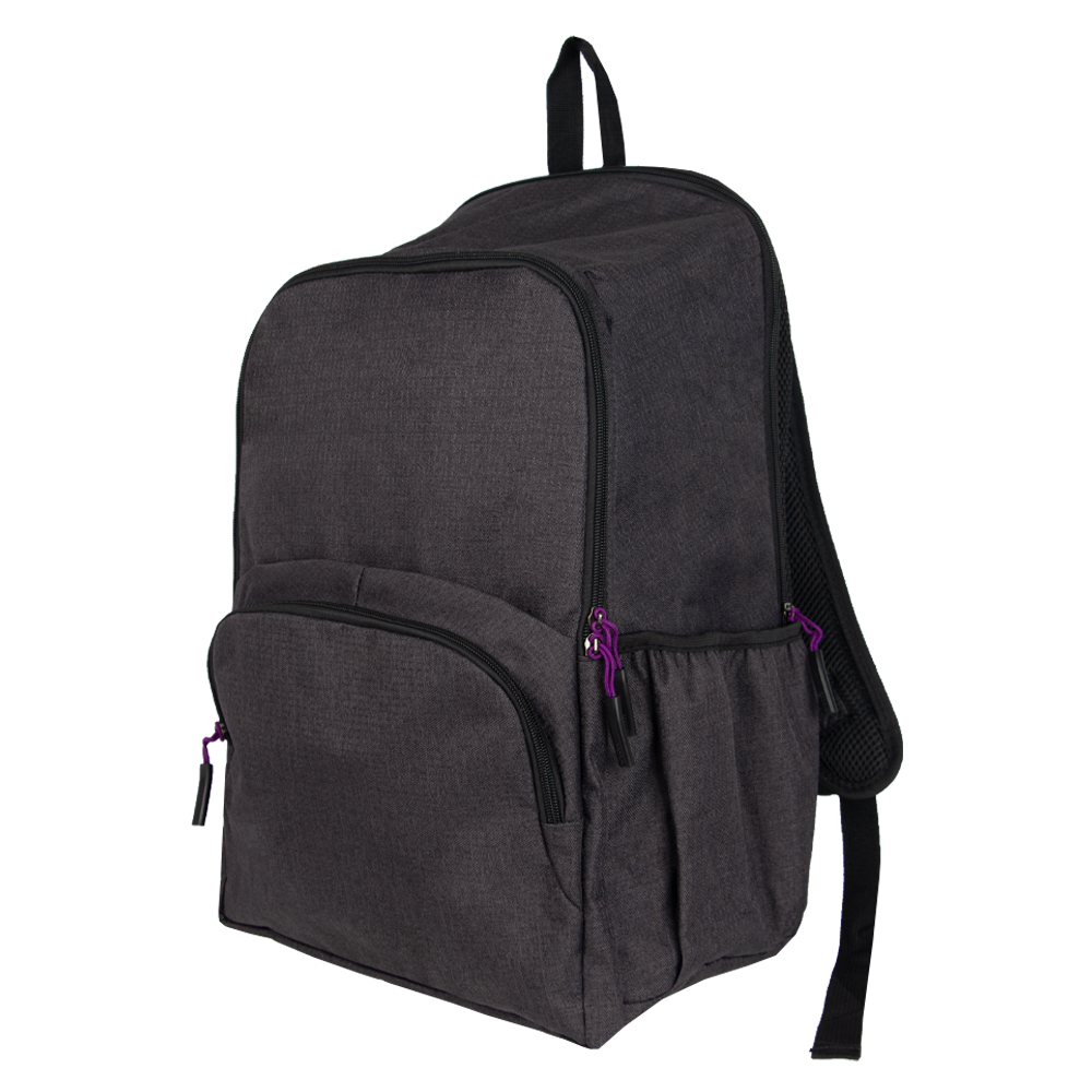 MOZA FUHE Grey Polyester Laptop Back Pack BP11911GRY