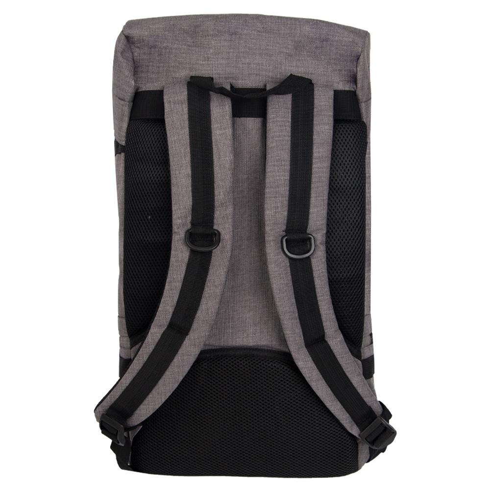 MOZA Grey High Density Polyester Hiking Laptop Back Pack BP11719GRY