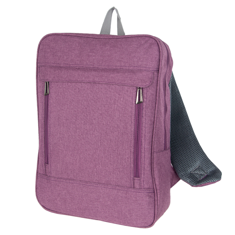 MOZA Purple Polyester Laptop Back Pack BP11319PP