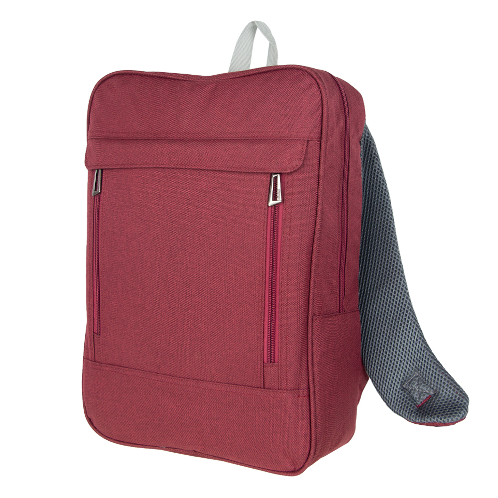 MOZA Red Polyester Laptop Back Pack BP11319RD
