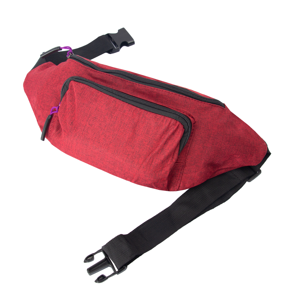 MOZA Red Polyester Waist Pouch MP01911RD
