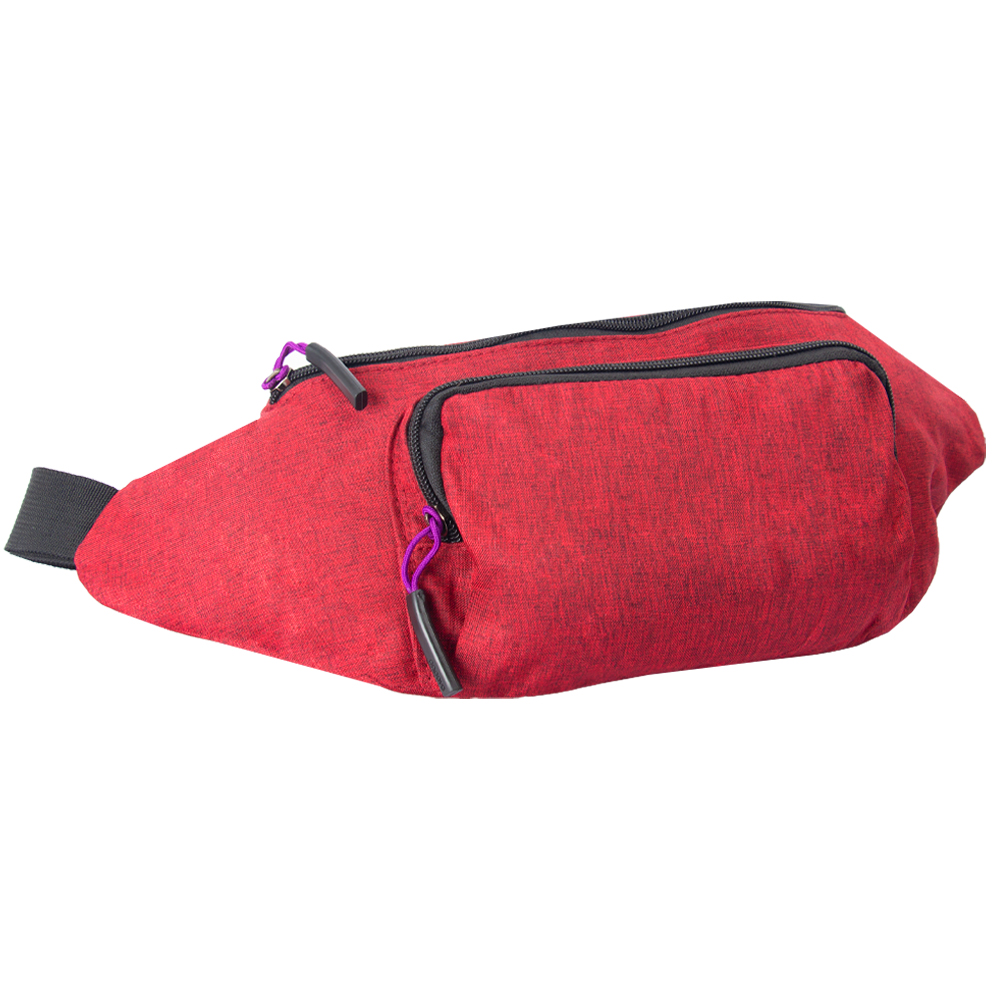 MOZA Red Polyester Waist Pouch MP01911RD