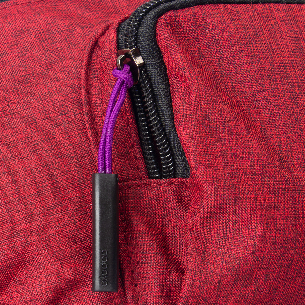 MOZA Red Polyester Waist Pouch MP01911RD
