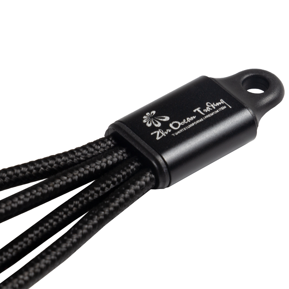 Multicable USB A + USB C Input 2.1A Fast Charging Cable CS1313A