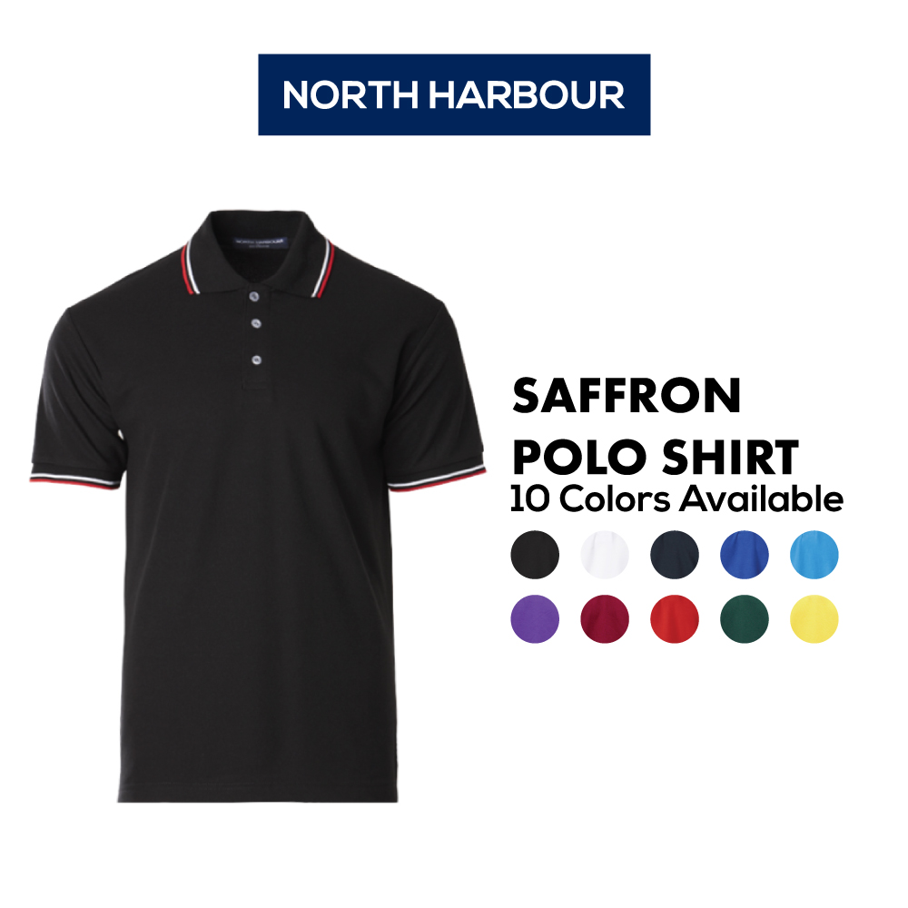 North Harbour Soft-Touch Saffron Polo Shirt