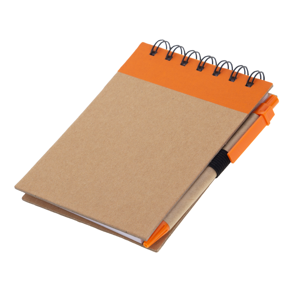 Orange Notebook With Pen NB451919ORNII