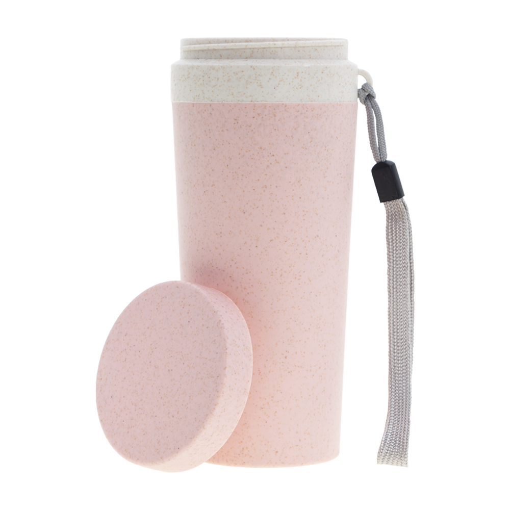 Pink 400ml Organic Wheat Fiber Mug M181813PK