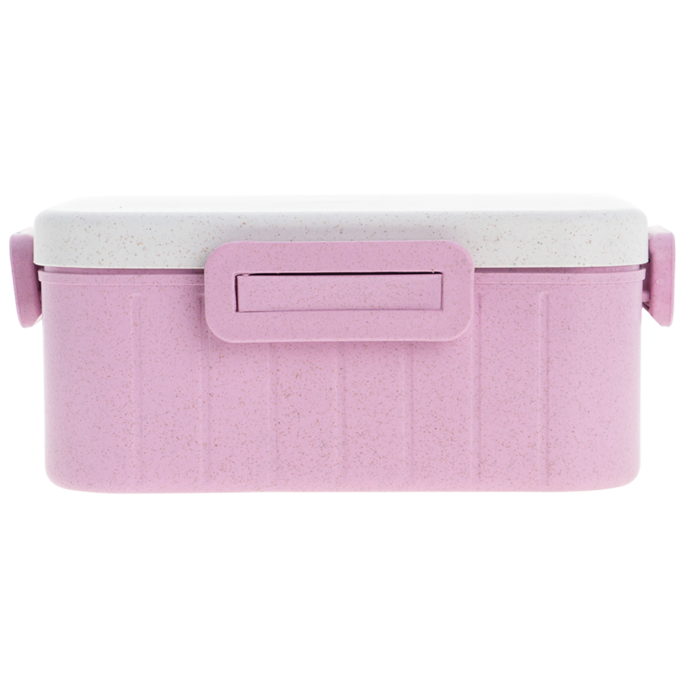 Pink Lunch Box With Fork & Spoon LB311814PK